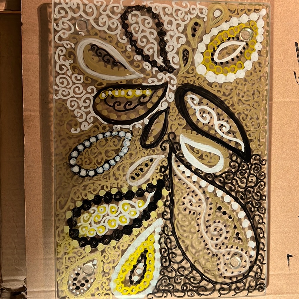 Hand painted cutting board